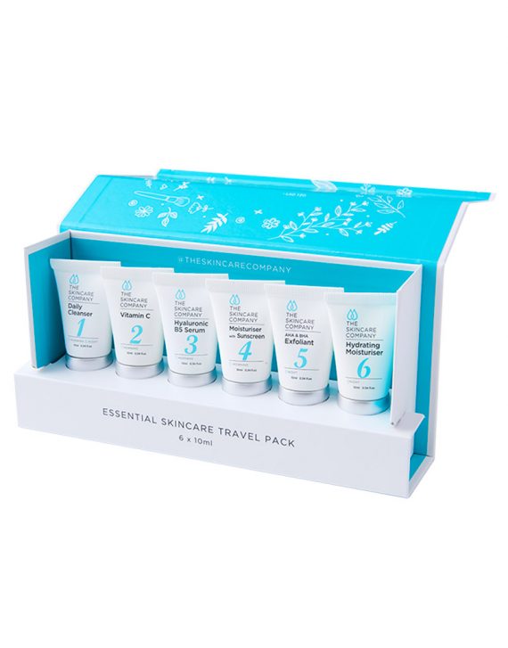 the skincare company travel pack