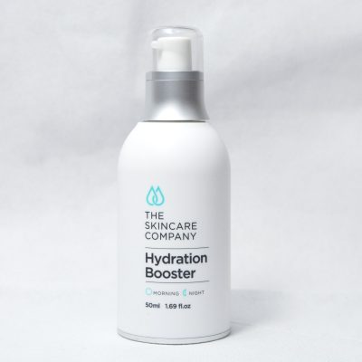 A white bottle of Hydration Booster Serum